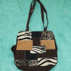 Kaela Animal Print Shoulder Bag